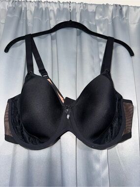 Elomi Black Smooth T-Shirt Bra with Underwire Support